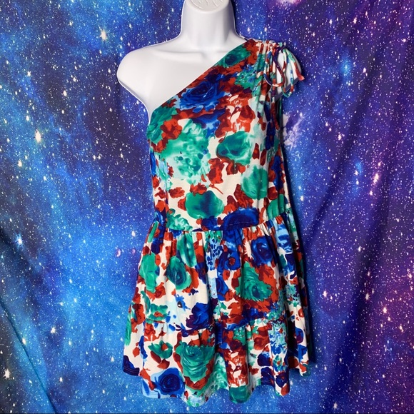 Sapa- One Shoulder Floral Press size Small - Picture 1 of 11